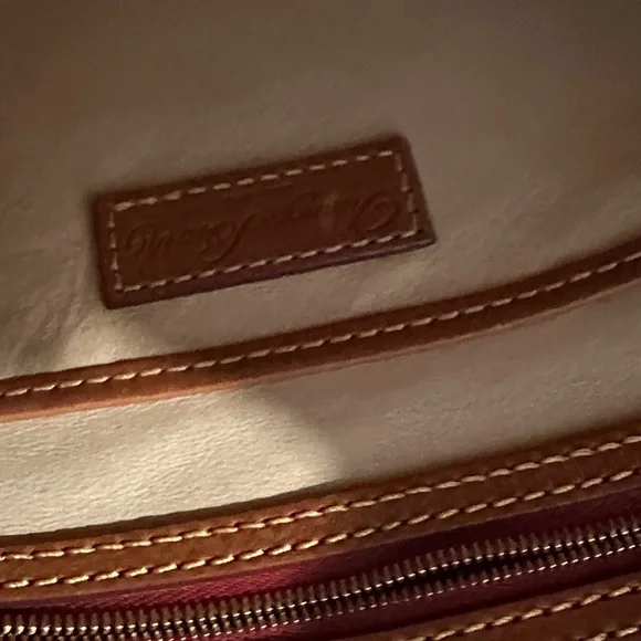 Dooney & Bourke Tan Leather Shoulder Bag